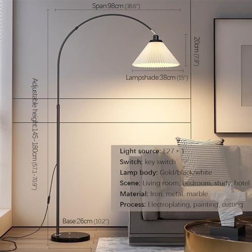 Lámpara de pie para sala de estar con luz LED eficiente y diseño nórdico 2