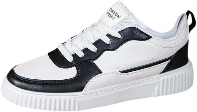 Men Women Sneakers - Ultra-Comfy Cushioned Insole, Slip-Resistant Rubber Outsole, Lace-Up Casual Shoes | Classic Old School Style for Outdoor & Daily Wear