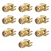 10Pcs SMA Female Jack Connector Brass PCB Clip Mount SMA Female Base