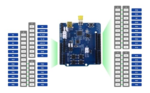 Placa de desarrollo TLSR8208 para evaluación de microcontroladores y pruebas de hardware 3