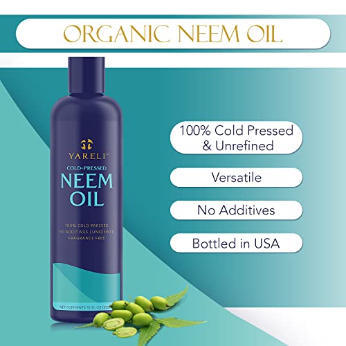Harris Yareli Neem Oil, 100% Cold Pressed And Unrefined, 12Oz #TOP2