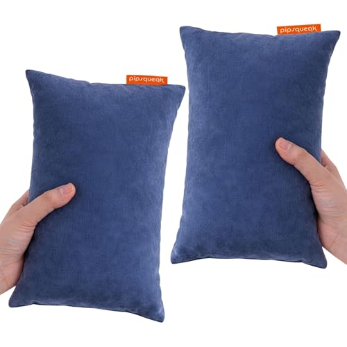 Pipsqueak Travel Pillow - Small, Mini, Tiny - 11 x 7 in, Microfiber