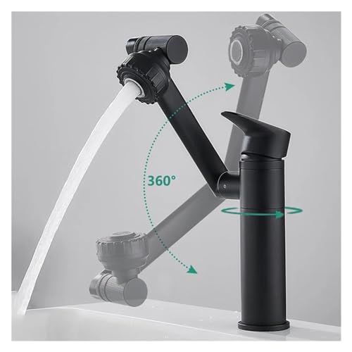 Robinet de lavabo pivotant pour éliminer les éclaboussures de vasque - 5
