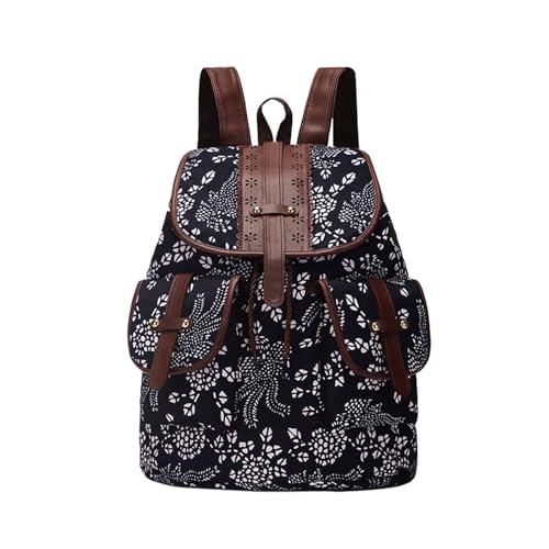 Sac à dos femme en cuir bleu grand format convertible en sac à main
