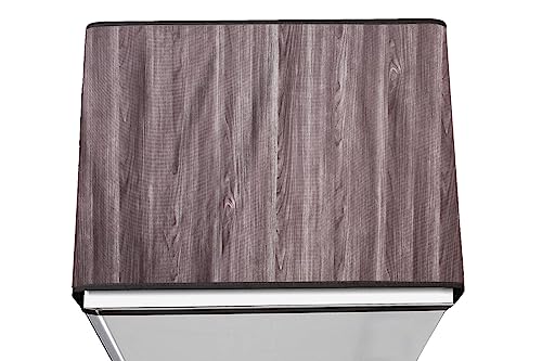 Image of Stylista Refridgerator top Cover Suitable for Samsung RR20C1824CR /HL, 183 Liter Fridge, Dimension (WXD) 65x111 CM, Wooden Pattern Grey