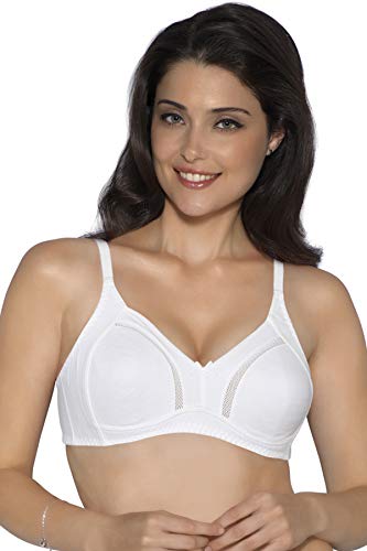 Image of Amante Cotton Non Padded Wirefree Full Coverage Shaper Bra