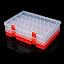 2pcs 36 Grid Orange and Clear