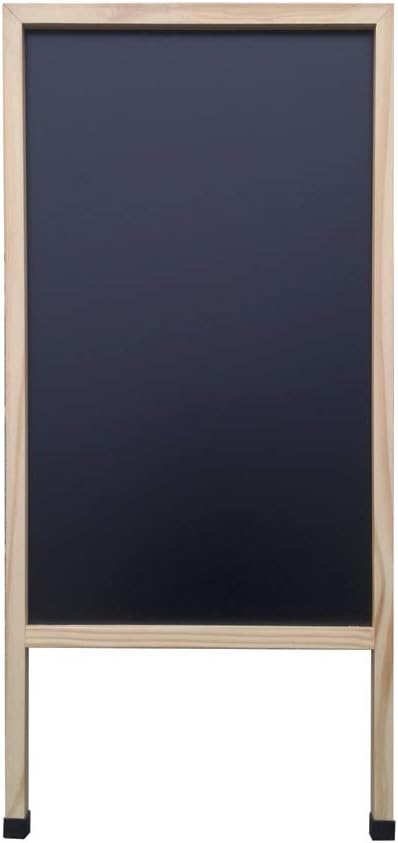 FixtureDisplays® A Frame Double Sided Black Chalkboard Dry Wet Erase 10235BLAK-2D