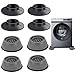 Amortiguador de Vibraciones para Lavadoras,Yueser 8pcs Soporte de Goma Antivibración Almohadilla de Goma y Plástico para Lavadora Antivibraciones para Lavadora para Lavadora y Secadora