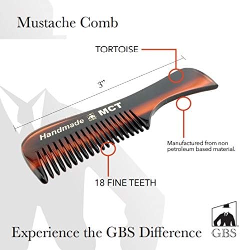 Peine para bigote y barba GENTS, 3 unidades miniatura 3