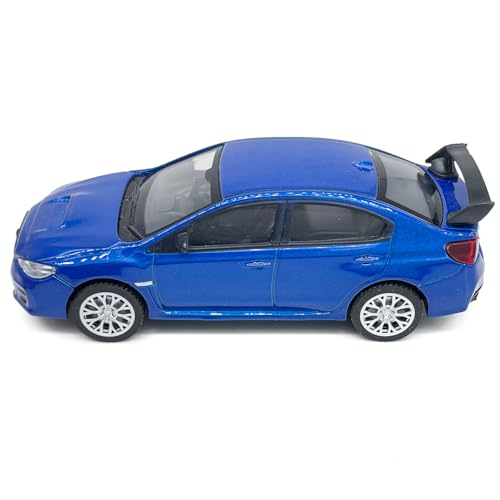Modelo escala 1:43 2020 Impreza WRX STI azul miniatura 3