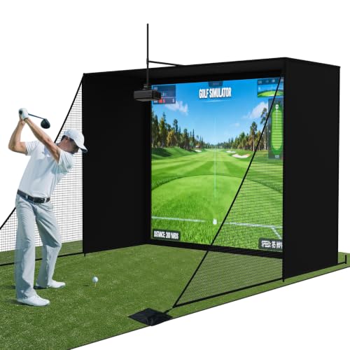 Neoaider Golf Simulator Enclosure, 12x9x5 ft Golf Enclosure