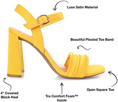 Journee Collection Women's Tru Comfort Foam™ Skiler Pump Yellow 7 Medium Womens US | Image 1