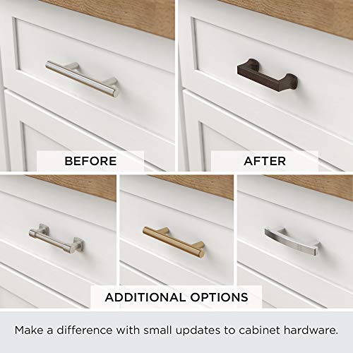 Franklin Brass P39955Z-Sn-B Half Round 3 Inch Cabinet Pull, 3 In (76 Mm), (Pack Of 10), Nickel #TOP7