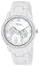 Disney Women's MK2106 Mickey Mouse White Bracelet Watch with Rhinestones