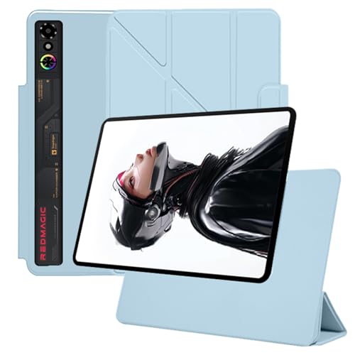 REDMAGIC �Q�[�~���O�^�u���b�g 3 Pro/Astra �p ���C�z�� �P�[�X �^�u���b�g�J�o�[ �ی�P�[�X �yHUKWIMO�z �X�^���h�@�\�t�� ���^ ���y�� ����PU �S�ʕی� �X�N���b�`�΍� ���U�[ �ω��� �ϋv�� REDMAGIC Astra