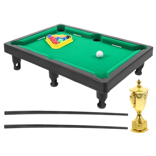 Uonlytech Table de Billard Miniature pour Garçon Fille et Parents Jeu de Bureau Interactif Plastique de Billard Amusant pour Développer la Coordination et Offrir Un Cadeau Anniversaire