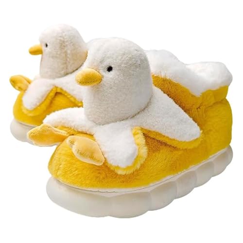 Women Plush Fruit Slippers Funny Cozy Furry3D full coverage Cute Banana Kawaii Fuzzy Indoor Winter Bedroom Shoes Gifts