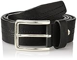  Wrangler Herren Double Stitch Belt Gürtel, Schwarz (Black 01), 100