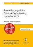 pflegeplanung schreiben  Formulierungshilfen für die Pflegeplanung nach den AEDL: Checklisten für die tägliche Praxis. Aktuell:Transparenzkriterien. Praktisch:PESR-Schema. ... auf Demenzbetroffene abgestimmt. Bestseller