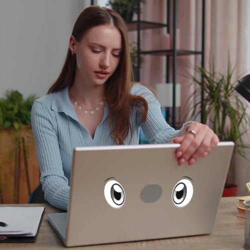 3 Pièces Autocollants Yeux Autocollant Décoratifs Aspirateur Sticker Drôle – vue 6