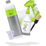detailmate Green Star Kit de nettoyage universel Koch Chemie GreenStar pour voiture industrielle 1 l + KWAZAR Mercury Green Edition 0,5 l Compatible ph 8-14