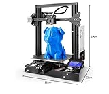 Official Creality 3D Printer Ender-3 FDM DIY Printers High-Precision Printing Stable Power Supply Rapid Heating Up Quality Extruder Resume Printing High-standard V-profile Printing Size: 220x220x250mm - Image 9
