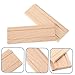 HANABASS 2pcs Natural Thumb Piano Bridges Diy Kalimba Parts Tone Marimba Instrument Accessory