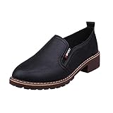 Chaussures Plates Femme Soldes Overdose Hiver Automne Bottes Basse en Cuir Casual Sandales Ankle Flat Oxford Boots
