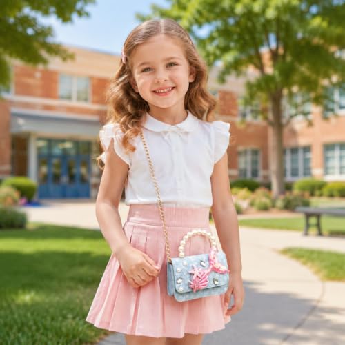 Image of PATPAT Mermaid Sling Bag for Girls Kids Age 3-6, 15x5x10cm