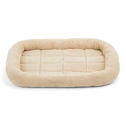 EveryYay by Petco Plush Dog Crate Mat, 29" L X 19" W X 2" H, Brown