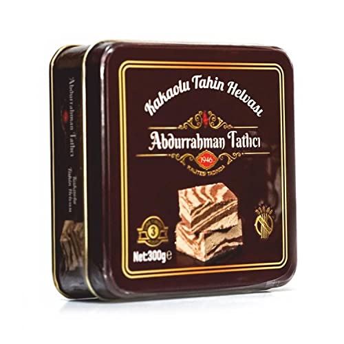 Turkish Halva Dessert, Abdurrahman Tatlici Tahini Halwa, Sesame Tahini