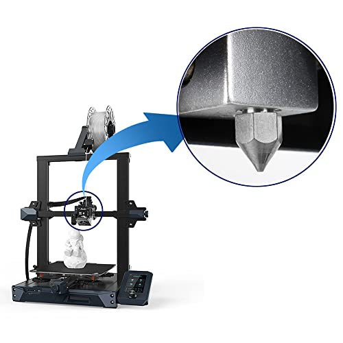 Stainless Steel 3D Printer Extruder Nozzles Suitable For A Variety Of Models 7Pcs Easy To Replace The Inner Wall Smooth Printing Very Good 0.2Mm Error Small #TOP4