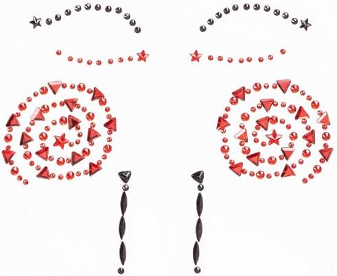 Leg Avenue Women’s Puppet Face Jewels Black/Red