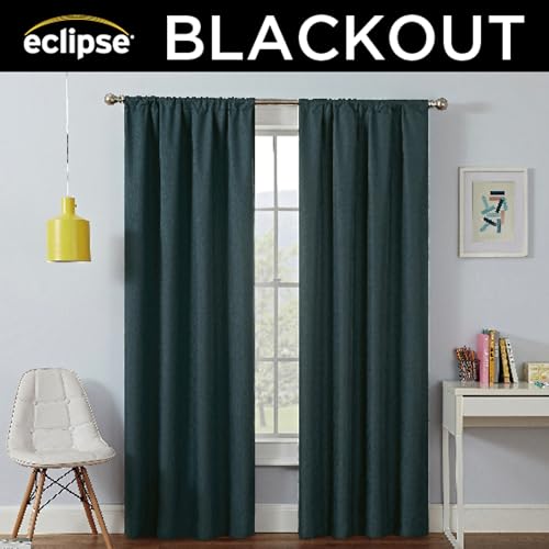 Cortina térmica opaca Eclipse Kendall de 95 pulgadas, cortinas aislantes modernas 5