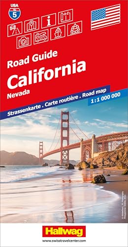 USA Road Guide No. 5 California: Mit San Francisco, Los Angeles, San Diego, Yosemite, Death Valley, Las Vegas. Inkl. Stadtpläne, Ortsverzeichnis und Reiseinformationen