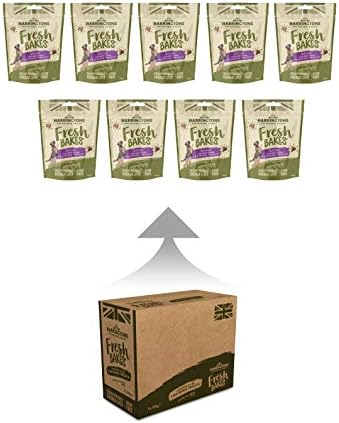 Harringtons Fresh Bakes Chicken Liver Dog Training Treats, 100g, Pack of 9