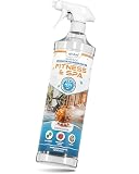 Qindoo Desinfektions-Reiniger Fitness SPA, Geruchlos 1L Desinfektionsspray für Fitnessstudio, Sport, Reha, Yoga, Sauna, Gym, reinigt und desinfiziert in einem Arbeitsgang