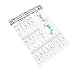 ARTIBETTER Clarinet Chord Spectrum and Fingering Chart 11.02X8.26 Inch Laminated Guide for Beginner Clarinet Practice and Learning Tool