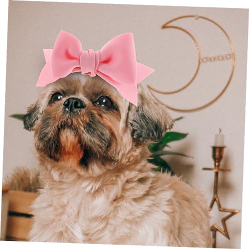 Abaodam Arcos De Cabelo Para Cães Fêmea Decorações De Cabelo De Animal De Estimação Chapéu De Laço D