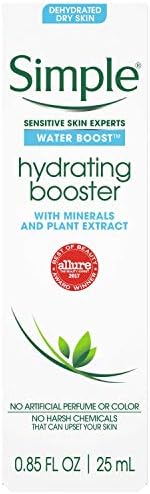 Simple Water Boost Hydrating Booster Sensitive Skin 1 oz