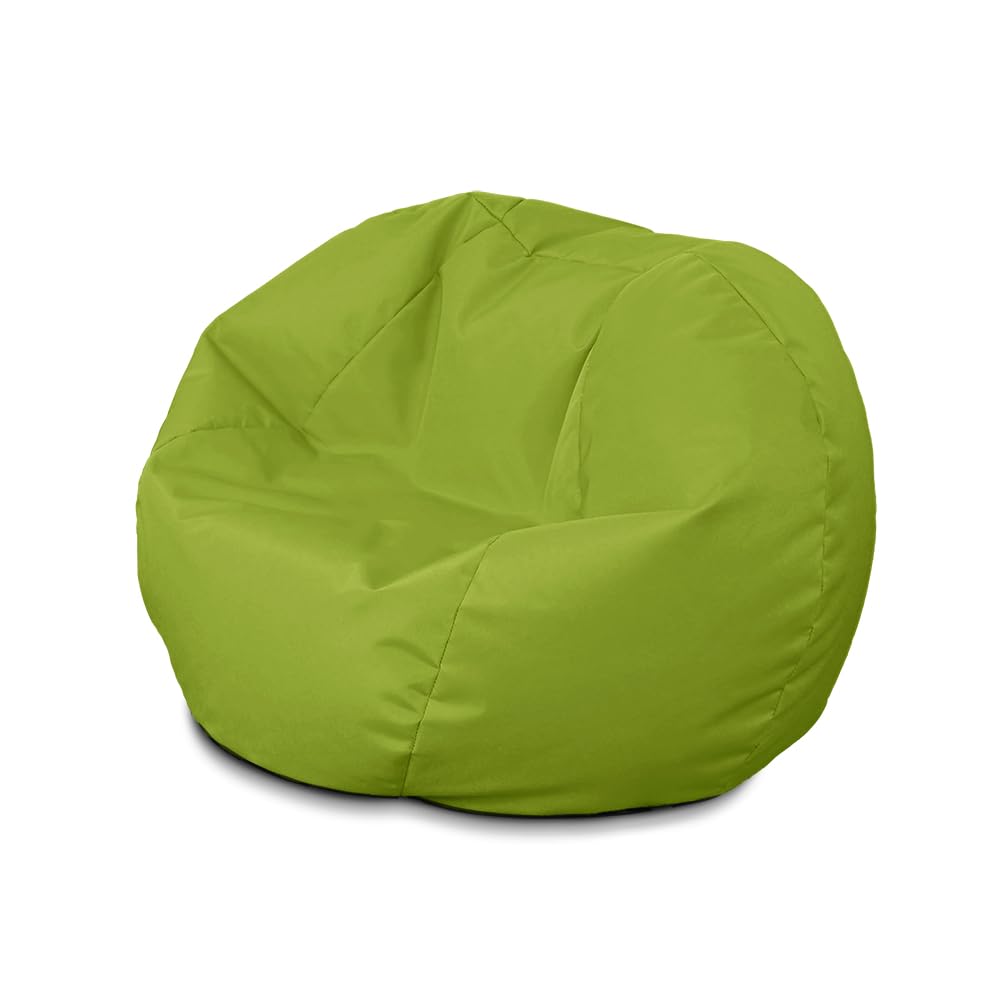 Bags of Beans Wipe Clean Kids Bean Bag Chair with Filling Included - Outdoor Kiddies Beanbag Seat - Machine Washable Childrens Beanbag Furniture for Girls & Boys - 67 x 48cm (Olive Green) — image 1