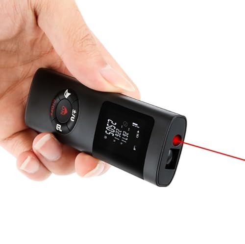 Trena Digital Laser Profissional Distancia 40 Metros Medidor de Distancia Recarregável USB-C