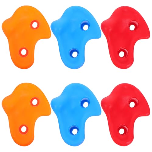 SWOOMEY 6 prese da arrampicata su parete: prese da arrampicata multicolori per bambini - Accessori per parchi giochi al coperto e all'aperto