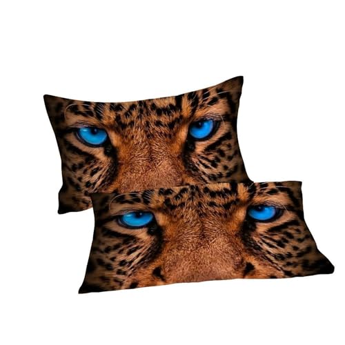 Housse de couette fermeture éclair imprimé tigre 3D - 7