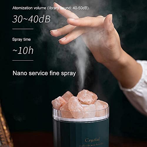 Difusor aromático eléctrico con lámpara sal del Himalaya rosa miniatura 4