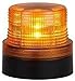 Custer HF45A Amber Magnetic LED Beacon, Battery Operated w/Dual Strobe Patterns