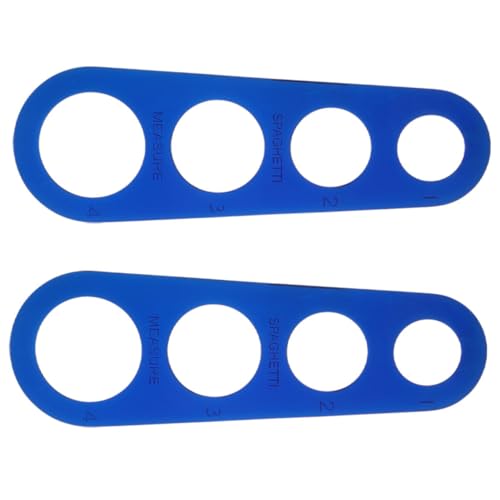 Toyvian Règle Pour Spaghettis Acier Inoxydable 4 Trous Mesure Rapide Portions Ustensile La Cuisine Pâtes Lot De 2 Outils Cuisson Pratiques Pour Usage Domestique