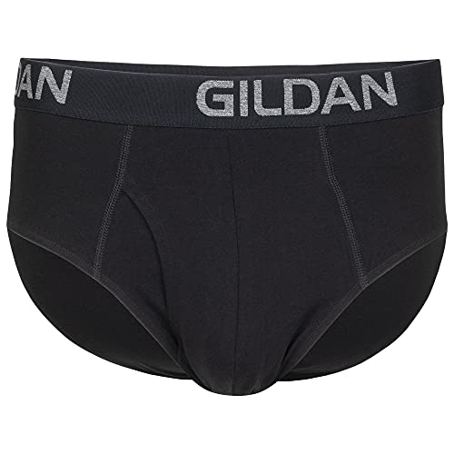 Gildan Men's Underwear Cotton Stretch Briefs, 5-Pack, Black Soot/Heather Dark Grey/Grey Flannel, Large - image 4