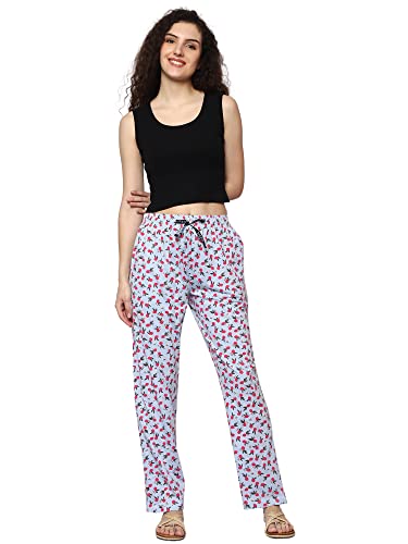 Image of Womens 100% Cotton Loungwear Pyjama Pant-pack of 1